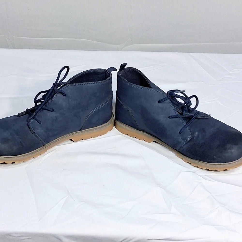 Oshkosh B'gosh Kid's Size 3 Gunther Unique Blue Tie Boots Shoes